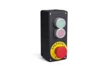 Emas CP100E Plastik 1NO Acil Stop 40 mm Çevirmeli Kırmızı 22 mm Buton - 1