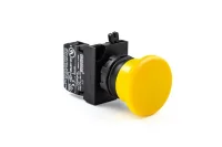 Emas CP100MS Plastik 1NO Yaylı 40 mm Mantar Sarı 22 mm Buton 