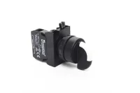 Emas CP100S20 Plastik 1NO (0-I) 60° Seçici Kalıcı 22 mm Buton - 1