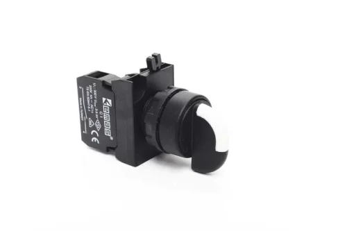 Emas CP100S20 Plastik 1NO (0-I) 60° Seçici Kalıcı 22 mm Buton - 1