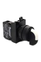 Emas CP101S32 Plastik 2NO (II-0-I) 60° Seçici Çift Dönüşlü 22 mm Buton - 1