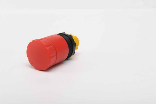 Emas CPDECN30 Acil Stop 30 mm Çekmeli Kırmızı Buton Kafası - 1