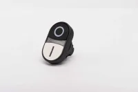 Emas CPDK20HB Çiftli Düz Siyah-Beyaz Buton Kafası - 1