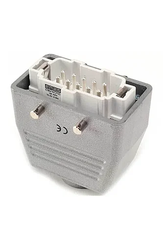 Emas EBM10FU30 Metal 10 Kontak Uzatma Tipi Fiş 16A Üstten Girişli Çok Kontaklı - 1