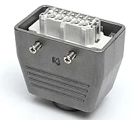 Emas EBM10PU34 Metal 10 Kontak Uzatma Tipi Priz 16A Üstten Girişli 4 Mandallı Çok Kontaklı - 1