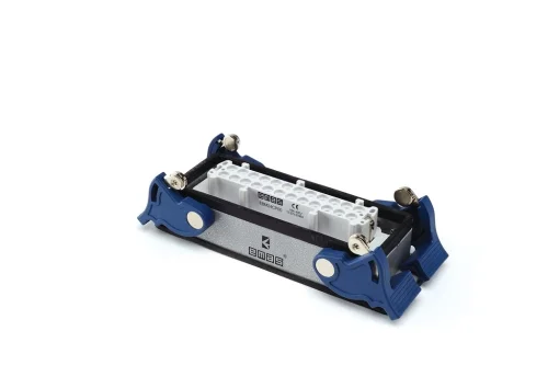 Emas EBM24PM44 Metal 24 Kontak Makine Tipi Priz 16A Alttan Girişli 4 Mandallı Çok Kontaklı - 1