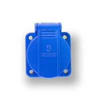 Emas EPREU1M 2P+E Pano Tipi Priz 16A Mavi Schuko Pano Tipi - 1