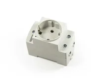 Emas EPREU2GL 2P+E Ray Tipi Priz 16A Gri LED li Pano Tipi - 2