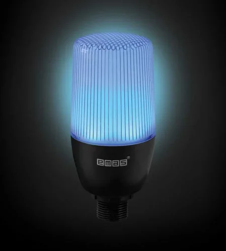 Emas IF5M024ZM05 Çok Renkli 24V AC/DC Buzzerlı Sabit Anahtar Kontrollü M22 Vidalı LED İkaz 55mm - 1