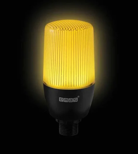 Emas IF5M110ZM05 Çok Renkli 110V AC Buzzerlı Sabit Anahtar Kontrollü M22 Vidalı LED İkaz 55mm - 2