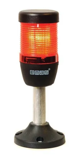 Emas IK51L024XM03 Tek Katlı 24V AC/DC 100mm Borulu Plastik Ayaklı LED Kolon 50mm - 1