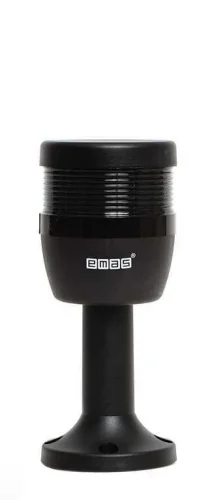 Emas IK70X024ZM01 Tek Katlı 24V AC/DC Buzzerlı 110mm Plastik Boru ve Ayaklı LED Kolon 70mm - 1