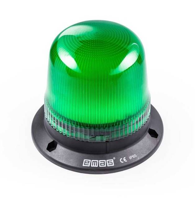 Emas IT120G024 Yeşil 24V AC/DC LED Tepe Lambası 120mm - 1