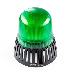 Emas IT120G024Z Yeşil 24V AC/DC Buzzerlı LED Tepe Lambası 120mm 