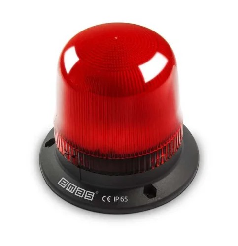 Emas IT120R024 Kırmızı 24V AC/DC LED Tepe Lambası 120mm - 1