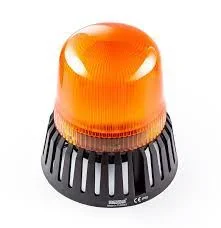 Emas IT120Y024Z Sarı 24V AC/DC Buzzerlı LED Tepe Lambası 120mm - 1