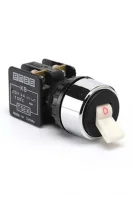 Emas KB34C Plastik 1NO Mandallı Kalıcı Beyaz (0-I) Baskılı 22 mm Buton 