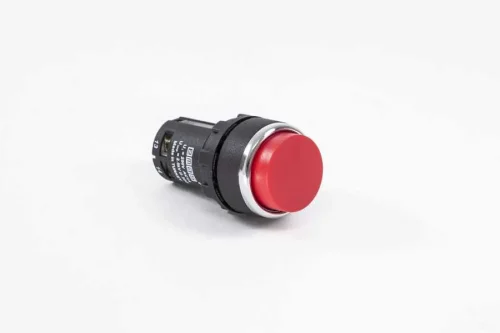 Emas MB100HK Plastik 1NO Yaylı Çıkık Kırmızı 22 mm Buton - 1