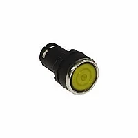 Emas MB101FS Plastik 2NO Yaylı Kalıcı Sarı 22 mm Buton - 1