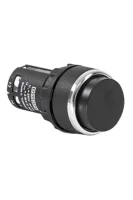 Emas MB102HH Plastik 1NO+1NC Yaylı Çıkık Siyah 22 mm Buton - 1