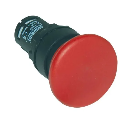 Emas MB200MK Plastik 1NC Yaylı 40 mm Mantar Kırmızı 22 mm Buton - 1