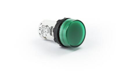 Emas MBSD024Y Plastik LED'li 24V AC/DC Yeşil 22 mm Sinyal - 1