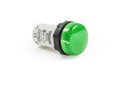 Emas MBSP024Y Plastik LED'li 24V AC/DC Yeşil 22 mm Sinyal 