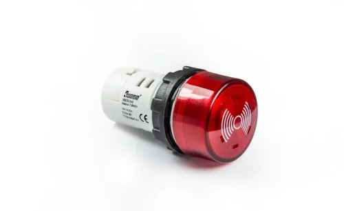 Emas MBZS024S Plastik LED'li 24V AC/DC 22 mm Buzzer - 1
