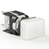 Emas MDSD012Y Plastik LED'li12V AC/DC Yeşil 16 mm Sinyal 