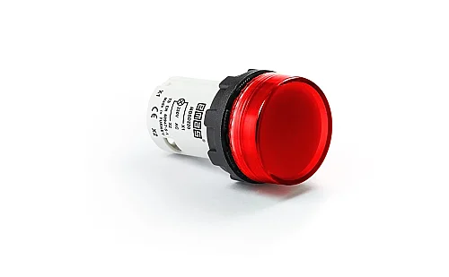 Emas MDSD220K Plastik LED'li 230V AC Kırmızı 16 mm Sinyal - 1