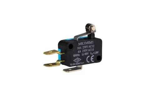 Emas MK1MIM1 Metal Kısa Kollu Makaralı 1CO MK1 Serisi Mikro Switch - 2
