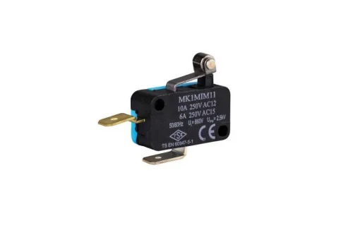 Emas MK1MIM11 Metal Kısa Kollu Makaralı 1CO MK1 Serisi Mikro Switch - 2