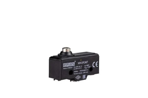 Emas MN1PUM7 Metal Kalın Pimli 1CO MN1 Serisi Plastik Mini Switch - 1