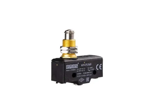 Emas MN1PUM9 Metal Kalın Pimli 1CO MN1 Serisi Plastik Mini Switch - 1