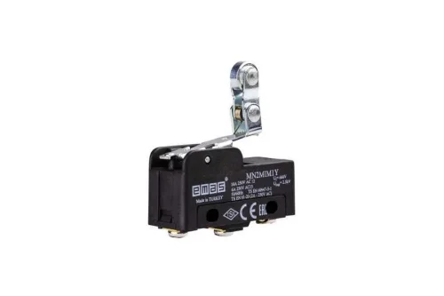 Emas MN2MIM1Y Metal Kısa Kollu Makaralı 1CO MN2 Serisi Plastik Mini Switch - 1