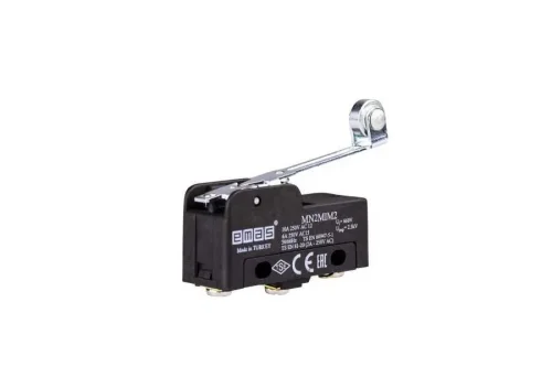 Emas MN2MIM2 Metal Uzun Kollu Makaralı 1CO MN2 Serisi Plastik Mini Switch - 1