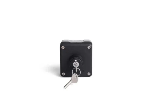 Emas P1165 Plastik 1 Gözlü CP100AA21 Siyah-Gri Kumanda Kutusu - 2