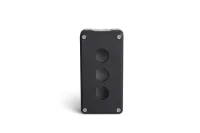 Emas P3BOS Plastik 3 Gözlü BOŞ Siyah-Gri Kumanda Kutusu - 2