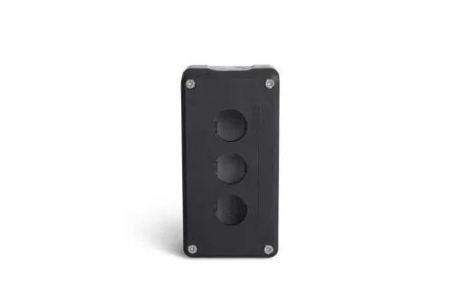 Emas P3BOS Plastik 3 Gözlü BOŞ Siyah-Gri Kumanda Kutusu - 2