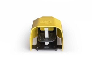 Emas PDKA11BX10 Metal Korumalı 1NO+1NC Taşıma Kol Delikli Tekli Sarı Plastik Pedal - 2