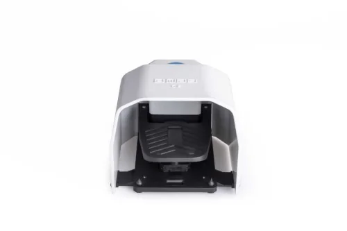 Emas PDKS11GX23G Metal Korumalı (1NO+1NC)+2NC İki Kademeli Resetli Tekli Gri Plastik Pedal - 2