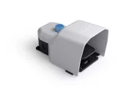 Emas PDKS11GX23G Metal Korumalı (1NO+1NC)+2NC İki Kademeli Resetli Tekli Gri Plastik Pedal - 1