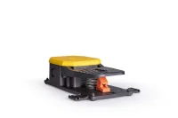 Emas PDNS11BX11 Korumasız 1NO+1NC Kalıcılı Tekli Sarı Plastik Pedal - 2