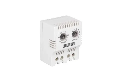 Emas PHE110 1NC Çiftli Beyaz PHE Serisi Higrostat - 1