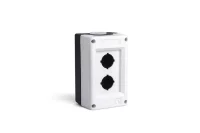 Emas PK2BOS Plastik 2 Gözlü BOŞ Gri-Siyah Kumanda Kutusu - 1