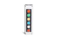 Emas PK6 Plastik 6 Gözlü 2*DK + DY + DS + DM +DB + 6*KB14K Gri-Siyah Kumanda Kutusu - 2