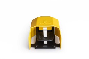 Emas PPKA11BX10 Plastik Korumalı 1NO+1NC Taşıma Kol Delikli Tekli Sarı Plastik Pedal - 2