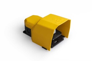 Emas PPKS11BX10 Plastik Korumalı 1NO+1NC Tekli Sarı Plastik Pedal - 1