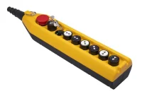 Emas PV9E40B444AC20 9 Gözlü Çift Hızlı 1NC Anahtarlı Vinç Kumanda Kutusu - 1