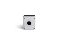 Emas PY1BOS Plasitk 1 Gözlü BOŞ Gri-Siyah Kumanda Kutusu - 2